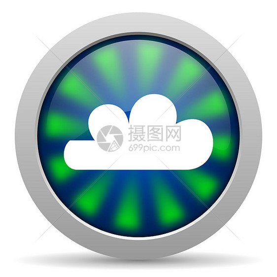 天气预报图标圆圈多云互联网蓝色气候绿色晴雨表网络按钮温度图片
