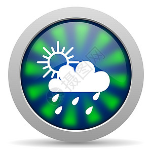 天气预报图标钥匙气候圆圈蓝色按钮商业绿色晴雨表多云互联网图片
