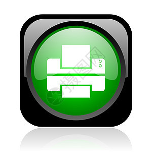 打印机黑绿色平方网络灰色图标工具横幅传真钥匙绿色互联网机器菜单文档电气图片