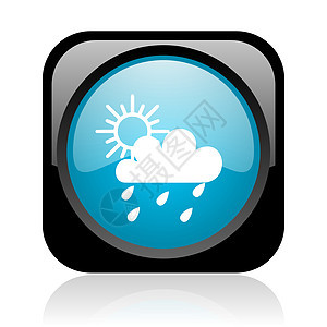 黑白和蓝方网络光亮的图标钥匙气氛多云预测横幅互联网温度商业按钮网站图片