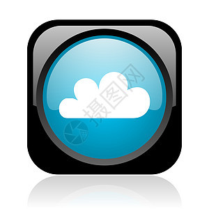 黑白和蓝方网络光亮的图标天气商业气候温度气氛横幅晴雨表钥匙按钮多云图片
