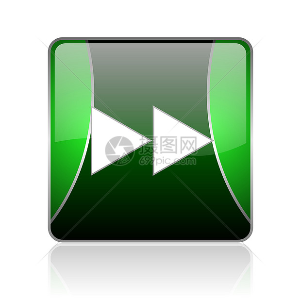 滚动黑绿色平方网络灰色图标喷射标识控制玩家网站视频录音机正方形导航歌曲图片