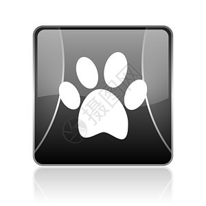 黑平方网状灰色图标正方形动物动物园打印猎人标识生态宠物小狗网络图片