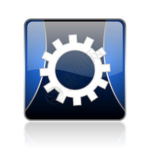 蓝方网格闪光图标工具钥匙工作引擎网络公司正方形技术工程商业图片