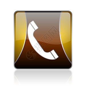 电话金方字网闪光图标正方形讲话电话按钮手机商业细胞钥匙网络地址图片