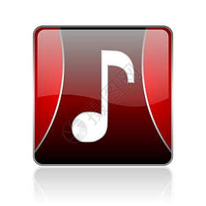 红方网络闪光图标网站歌曲白色玩家互联网笔记旋律艺术标识乐器图片