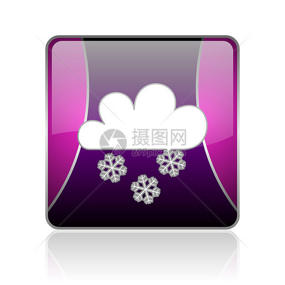 天气预报紫紫广场网络光亮图标气象商业粉色白色正方形按钮网站预测气候风暴图片