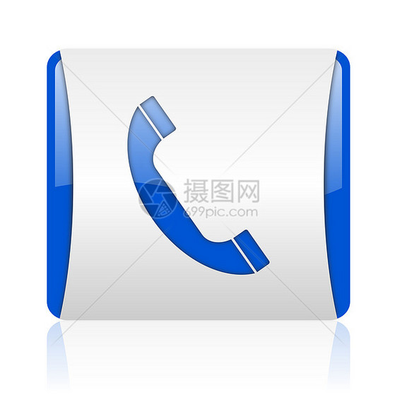 电话蓝方网络闪光图标手机白色互联网数字钥匙标识按钮服务地址网站图片