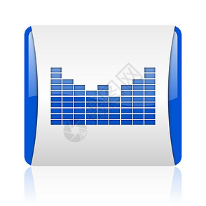 声音蓝方网络光亮图标标识正方形钥匙溪流乐队互联网音乐歌曲商业按钮图片