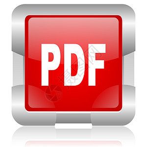 pdf 红方网络灰色图标报纸红色档案金属格式杂志办公室互联网下载按钮图片