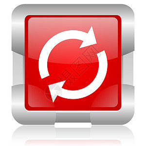 重新装入红色方格网络灰色图标金属技术网站电路生态钥匙商业圆形正方形互联网图片