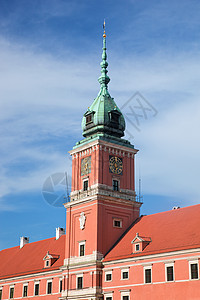 波兰华沙皇家城堡 波兰华沙纪念碑观光正方形历史性城市天空旅游街道抛光历史图片
