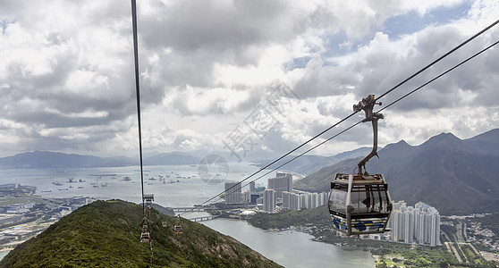 拉太岛 香港金属旅行小木屋运输汽车电线水平图片