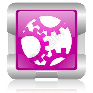 粉红色平方网络闪光图标服务互联网钥匙公司商业技术工作金属正方形仪表图片