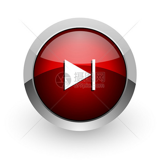 下个红圆网络闪光图标红色读者商业钥匙喷射歌曲电视网站控制录音机图片