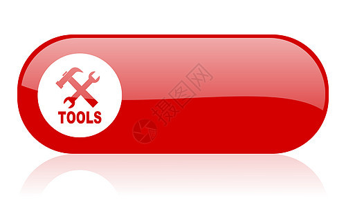 工具红色 Web 闪光图标网站机械仪表服务锤子网络乐器互联网钥匙作坊图片