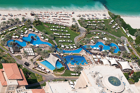 阿拉伯联合酋长国迪拜码头豪华酒店的泳池和海滩区图片