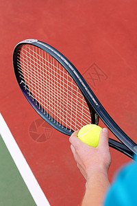 网球比赛服务图片