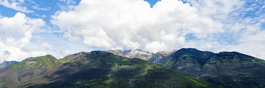 阿尔卑斯山山脉全景 瑞士图片