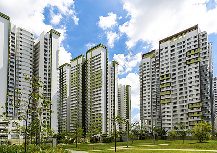 新住宅庄园不动产基础设施蓝色公寓邻里房子公园建筑学天空财产图片