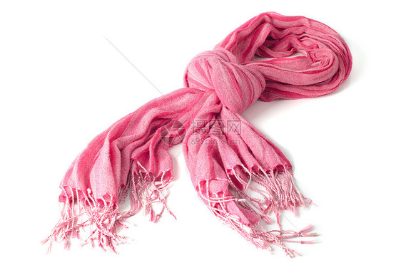 粉红色的温暖围巾折叠衣服粉色螺旋灰色纺织品边缘织物褐色材料图片