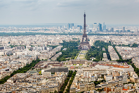 法国巴黎和Eiffel铁塔航空观察 法国巴黎历史城市地标景观市中心冠军旅游住宅文化假期图片