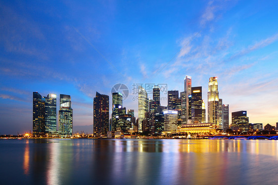 新加坡天线场景艺术城市建筑天空反射经济建筑学地标高楼图片