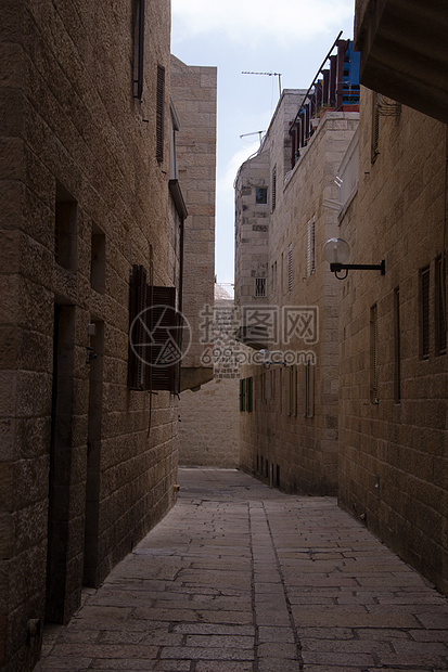 耶路撒冷旧城旅行街道国家石头文化建筑学游客旅游地标圣经图片