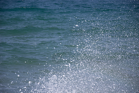 海沙滩海浪热带活力时间旅行阳光波纹场景游泳水平喷涂背景图片