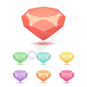 宝石韧性反射财富绿色钻石水晶红宝石宝藏蓝色岩石图片