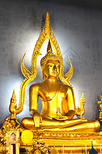 著名金佛像在Marble Tem火焰沉思神社信仰寺庙教会上帝雕塑精神文化图片