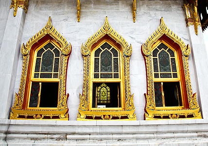 泰国传统建筑或地标历史历史性旅行大理石寺庙白色佛教徒建筑学文化图片