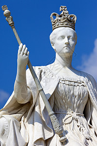 伦敦Kensington宫维多利亚王后女神像历史花园旅游历史性景点皇家公园纪念碑观光旅行图片