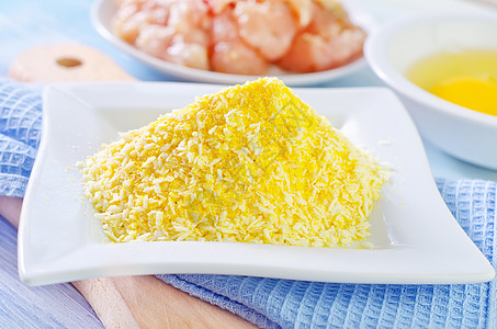 nugget 的纳格元素掘金碎屑面粉面包屑涂层鱼片面包蛋黄薄片食物图片