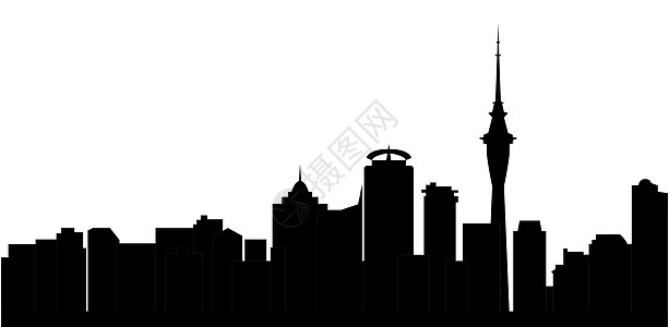 奥克兰天线天际酒店房屋绘画建筑商业黑色场景城市办公室图片