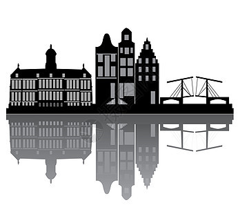 Amsterdam 天线商业景观建筑结构绘画建筑物特丹酒店场景房屋图片