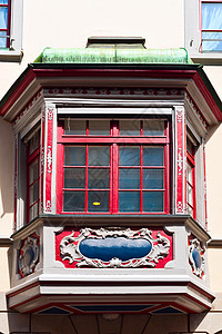 飘窗框架建筑房子古铜色繁荣阳台财富玻璃风格艺术图片