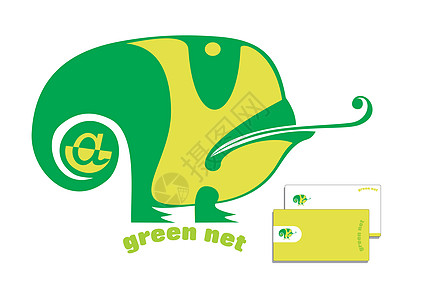 绿色变色素网徽标图片