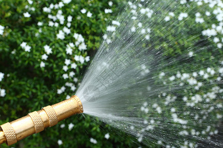 供水打扫灌溉农业花园洒水器环境黑色黄色绿色黄铜图片