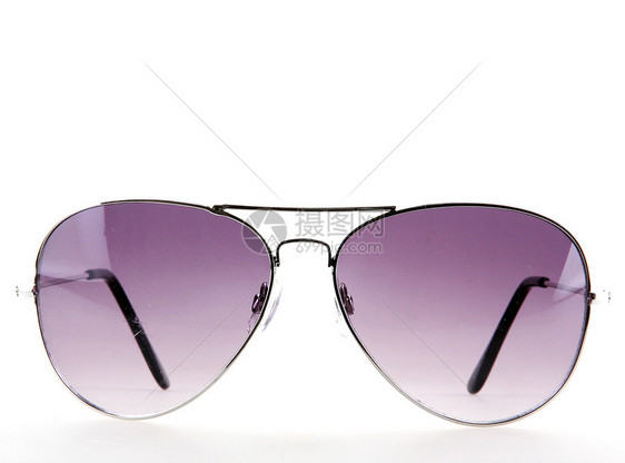 白色的孤立太阳镜反射眼睛紫外线粉色辉煌照片射线太阳眼镜钻石图片