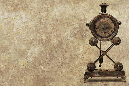 古时古钟背景图片