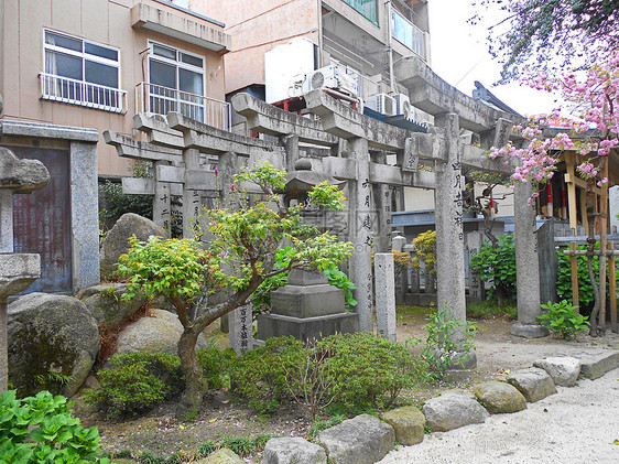 日本福冈神庙新道门图片