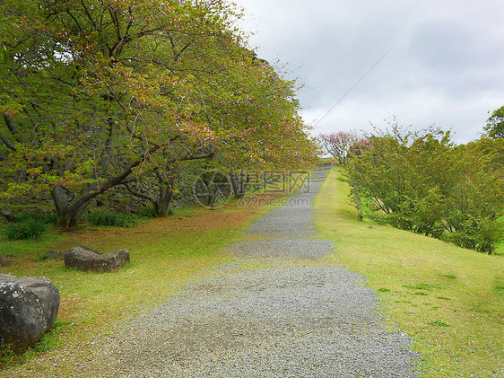 穿过日本沙贺山丘的通道图片