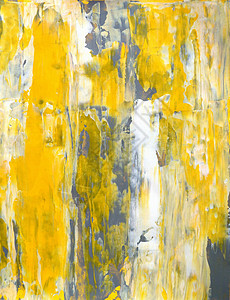 灰色和黄色摘要绘画装饰画廊墙壁办公室设计线条调色帆布白色艺术品图片