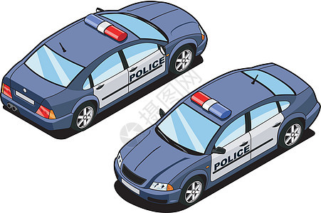 巡逻车的等量图像信号卡通片车辆警车插图车皮草稿绘画运输汽车图片