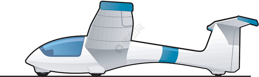 滑翔机翼伞草图民间卡通片工艺飞行绘画插图单翼螺旋桨图片