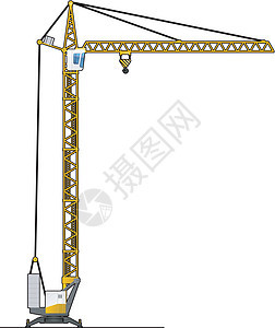 起重塔插头黄色绘画阀门草稿吊车橙子旋塞草图卡通片图片