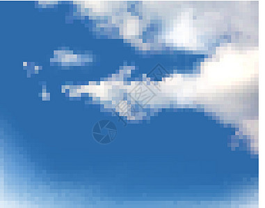 有云的蓝天空 矢量背景天堂自由艺术框架光束柔软度晴天季节蓝色插图图片