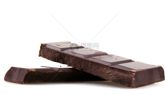 黑巧克力棒糖果条牛奶美食块糖果工作室宏观甜点碳水棕色美食图片