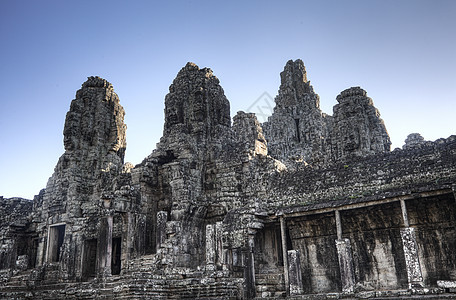 柬埔寨吴哥的Bayon庙图片
